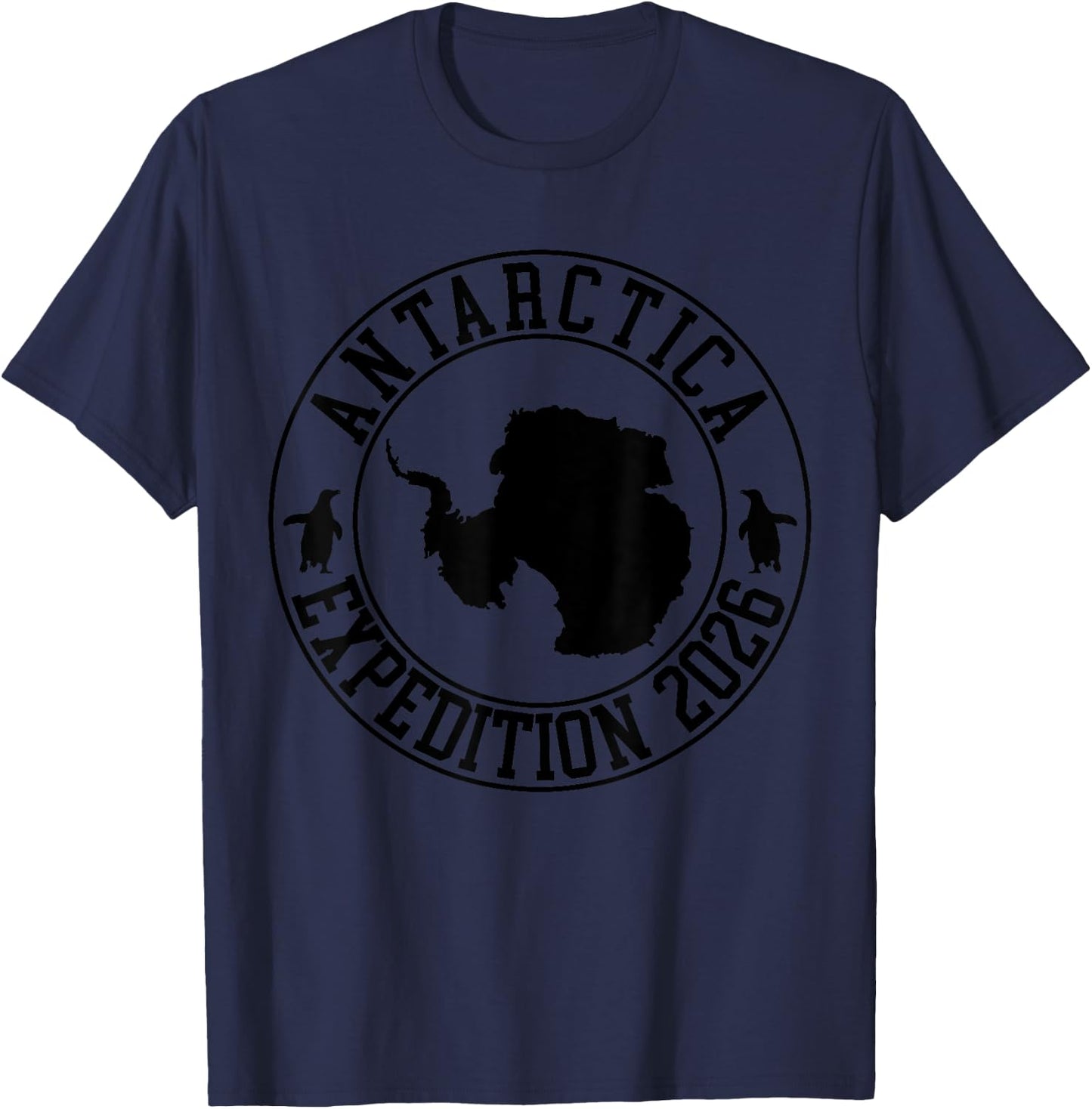 Antarctica Expedition 2026 Family Cruise Vacation Antarctica T-Shirt - T-Shirt | Navy