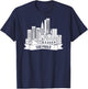 Sao Paulo Brazil City Skyline Gift T-Shirt - T-Shirt | Navy