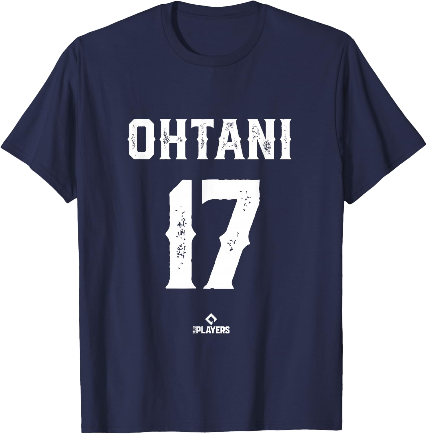 Shohei Ohtani 17 MLBPA Los Angeles Baseball Player T-Shirt - T-Shirt | Navy