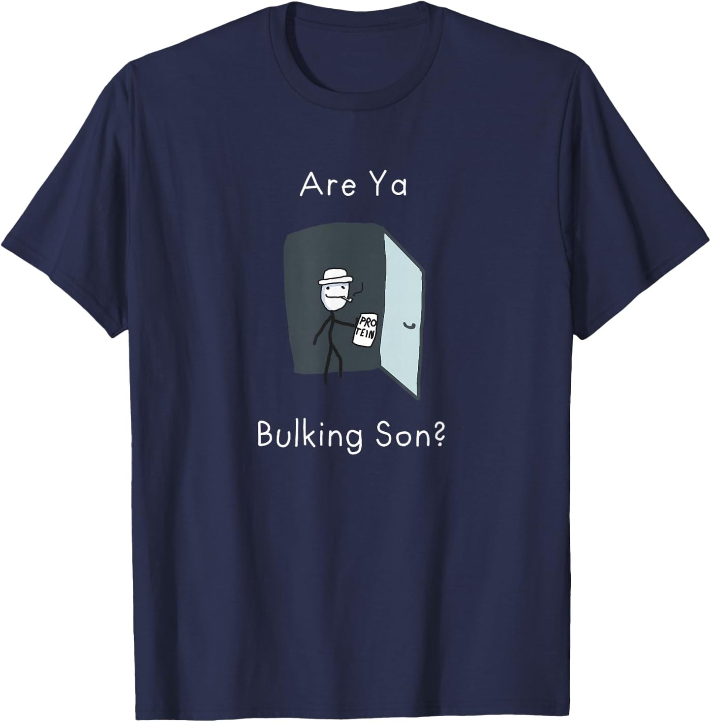 Sind Ya Bulking Sohn Gym Meme T-Shirt - T-Shirt | Navy