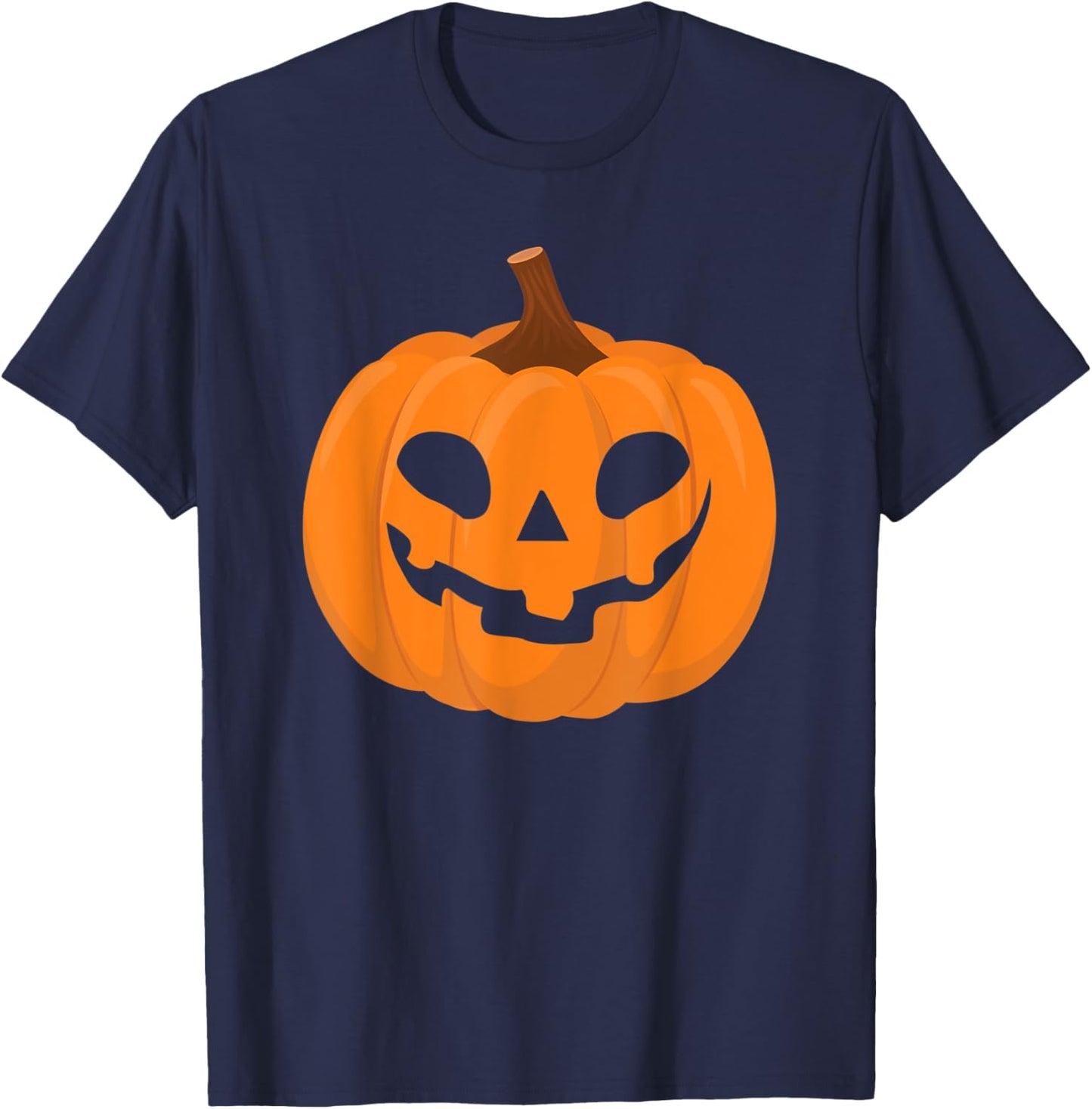 Pumpkin Halloween T-Shirt - T-Shirt | Navy