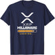 XRP Crypto Millionaire lädt lustiges Kryptowährung - , Schwarz, Kurzarm, S, Klassisch, Polyester 100% T-Shirt - T-Shirt | Navy
