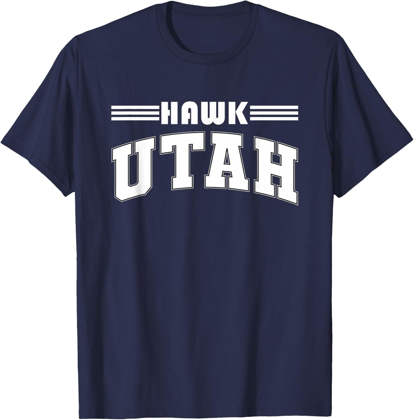 Hawk Utah Funny Hawk Utah T-Shirt - T-Shirt | Navy