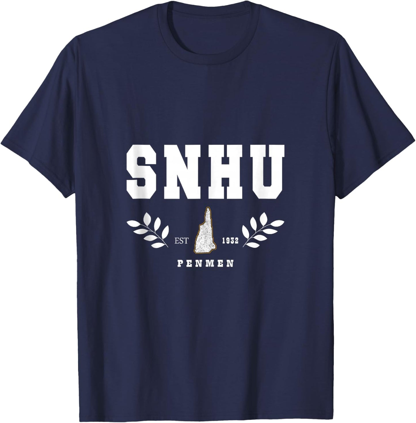 SNHU Arch Retro College University Athletic Sports T-Shirt - T-Shirt | Navy