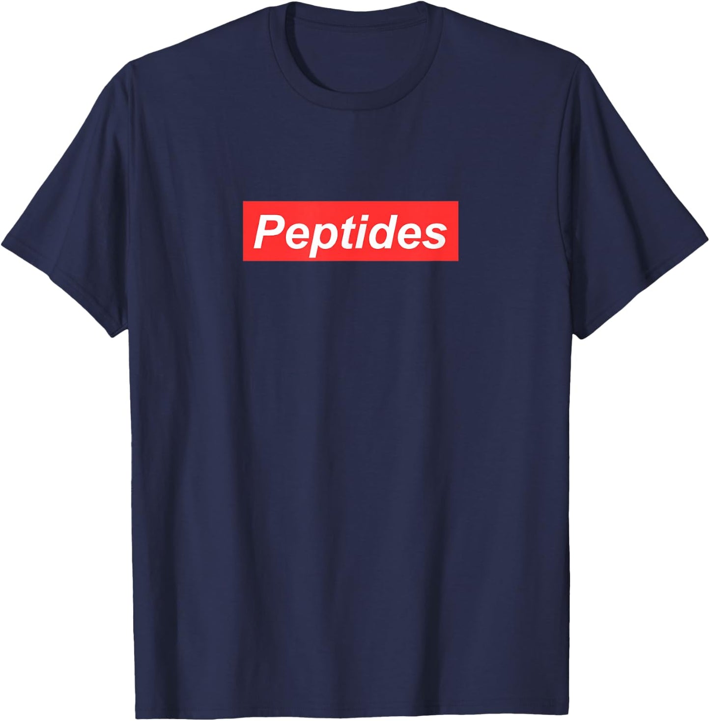 Peptides Looksmaxing T-Shirt - T-Shirt | Navy