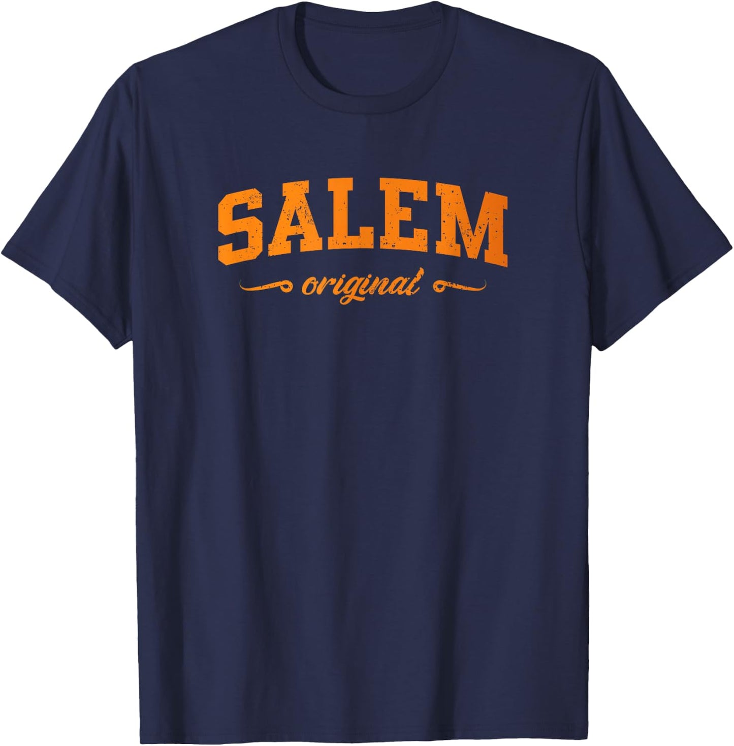 Salem Massachusetts Original 100% Salem T-Shirt - T-Shirt | Navy