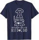 Happy Father's Day Dog Dad Thanks For Picking up My Poop Women Kids T-Shirt - T-Shirt | Navy