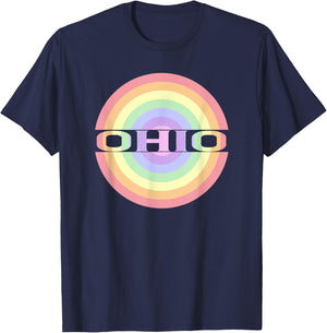 Ohio OH Souvenir Keepsake Pastel for Adults Children Kids T-Shirt - T-Shirt | Navy