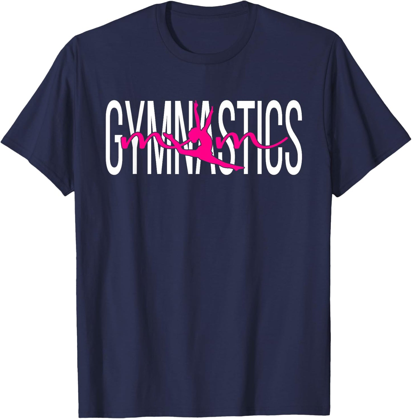 Gymnastics Mom Of A Gymnast Mama Gymnastics Mother T-Shirt - T-Shirt | Navy