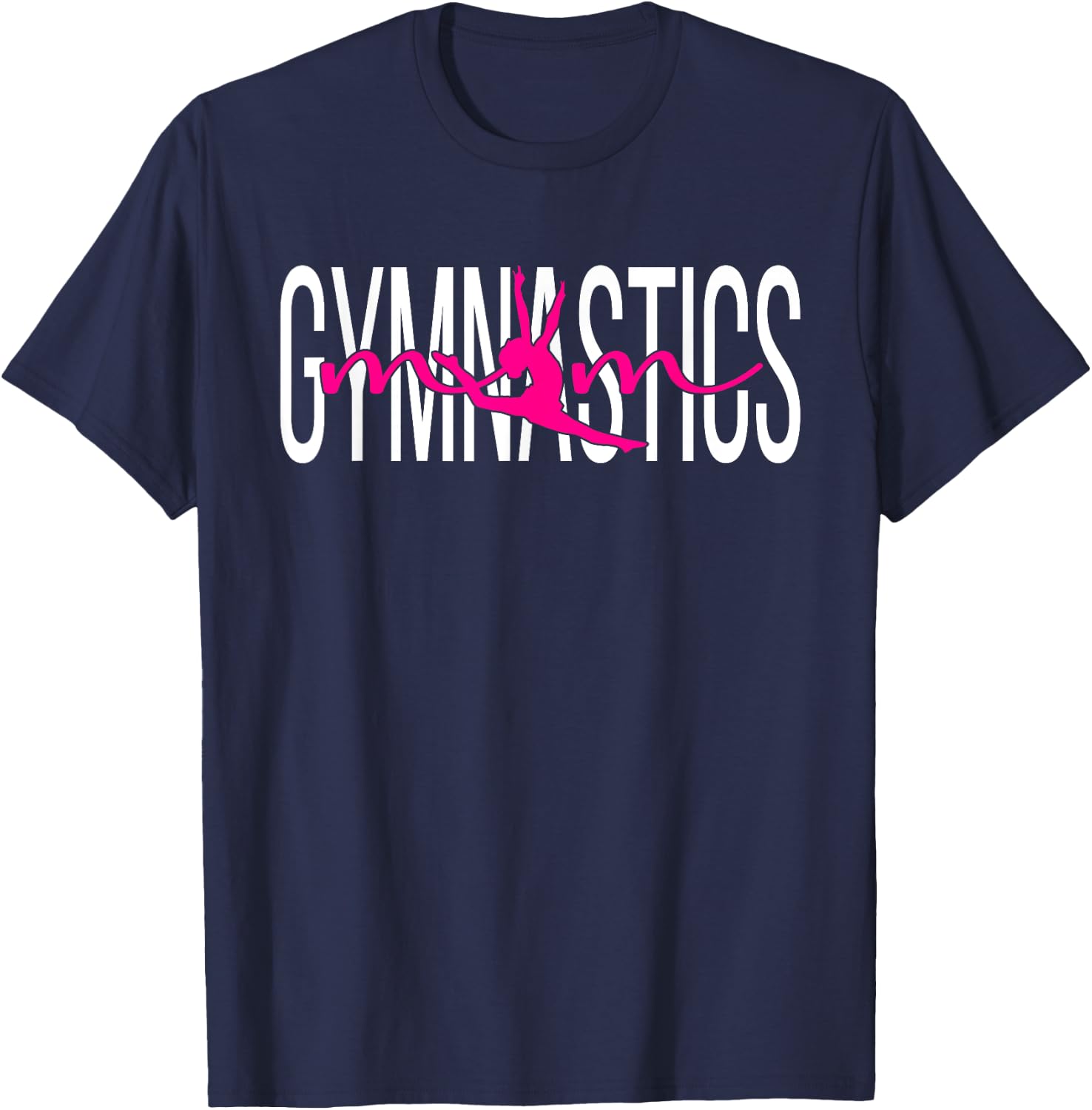 Gymnastics Mom Of A Gymnast Mama Gymnastics Mother T-Shirt - T-Shirt | Navy
