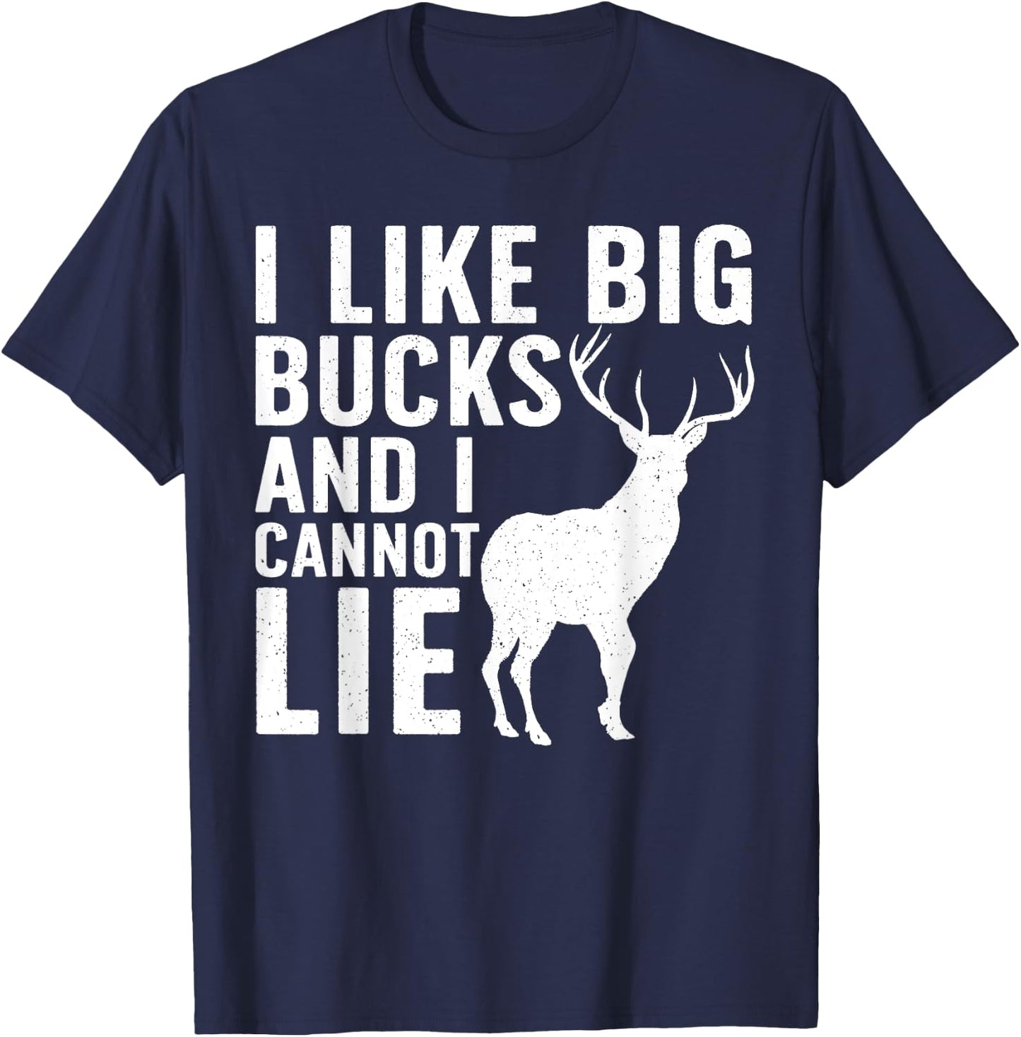 Deer Hunting Art Women Wildlife Hunter Deer Hunting T-Shirt - T-Shirt | Navy