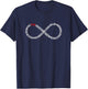 Infinity Digits of Pi XL Asphalt T-Shirt - T-Shirt | Navy