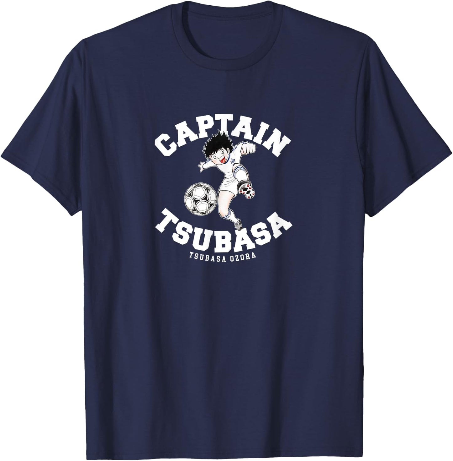 Captain TSUBASA (Tsubasa Grundschüler) T-Shirt - T-Shirt | Navy