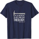 "Just fixing your theology" - 500 Reformation Luther T-Shirt - T-Shirt | Navy