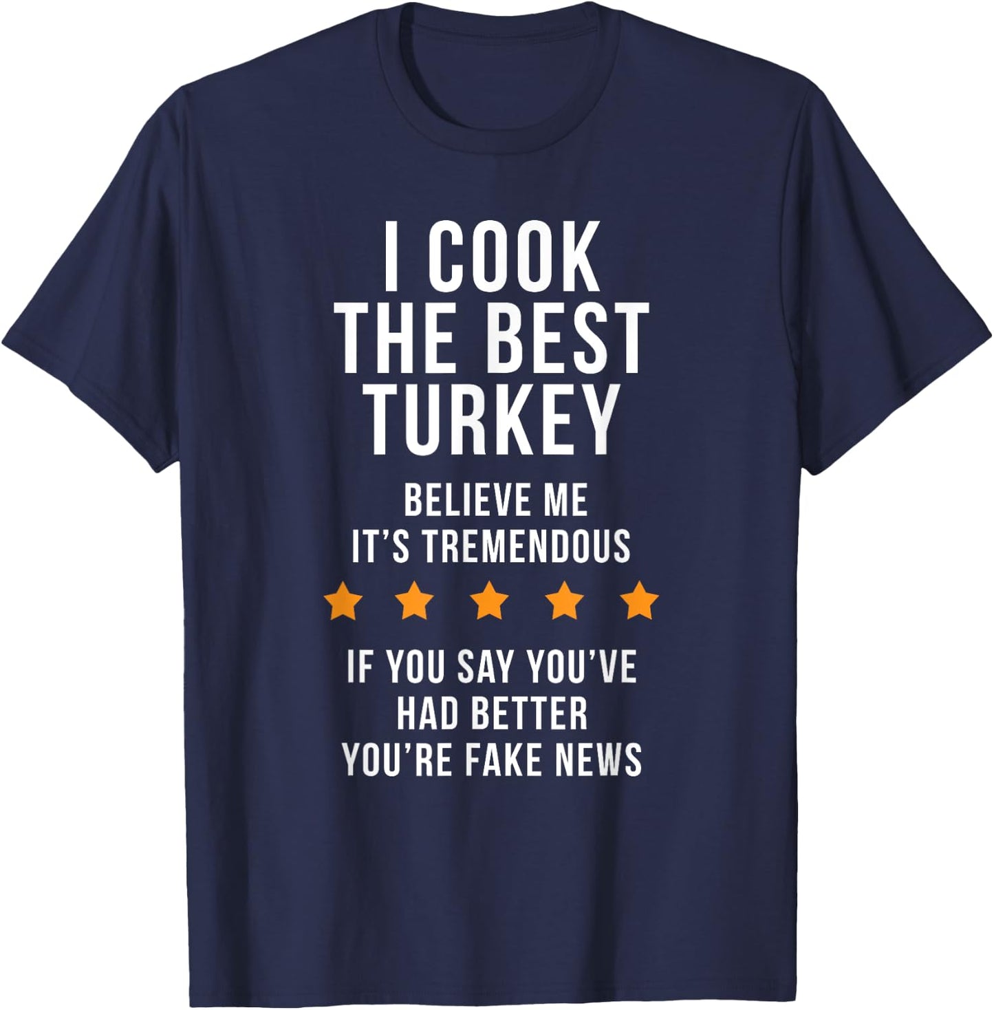 Donald Trump Thanksgiving Turkey Shirt T-Shirt - T-Shirt | Navy
