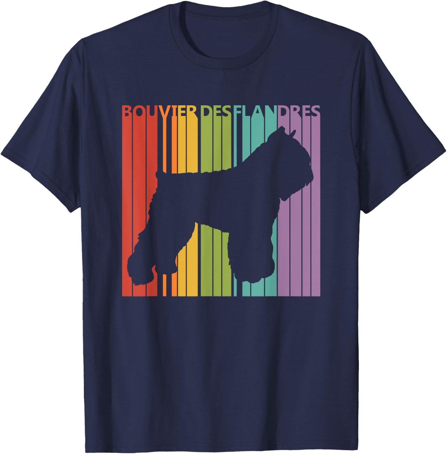 Bouvier des Flandres Shirt - Funny Dog Lover Gift T-Shirt - T-Shirt | Navy