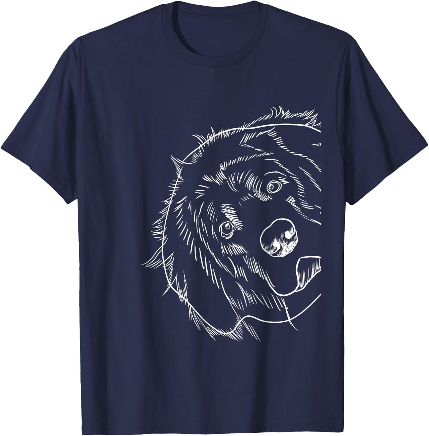 Funny Leonberger Dog Men Women Kids T-Shirt - T-Shirt | Navy