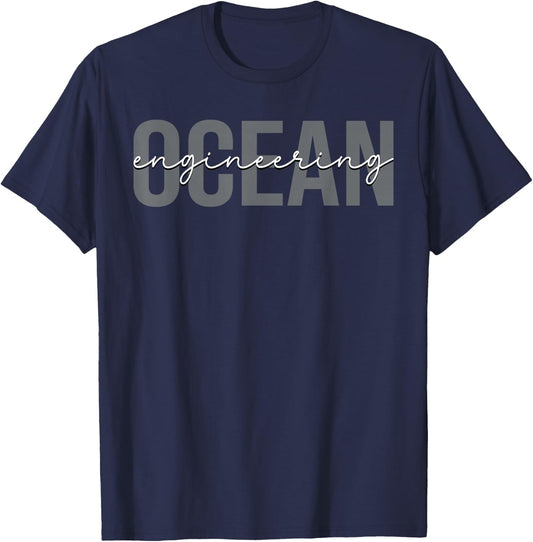 Ocean Engineering Engineering T-Shirt - T-Shirt | Navy
