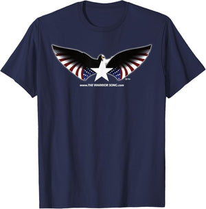 The Warrior Song "American Eagle" T-Shirt - T-Shirt | Navy