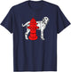 Fire Hydrant Shirt For Firefighters Dalmation Dog Mascot Women Girls Kids T-Shirt - T-Shirt | Navy