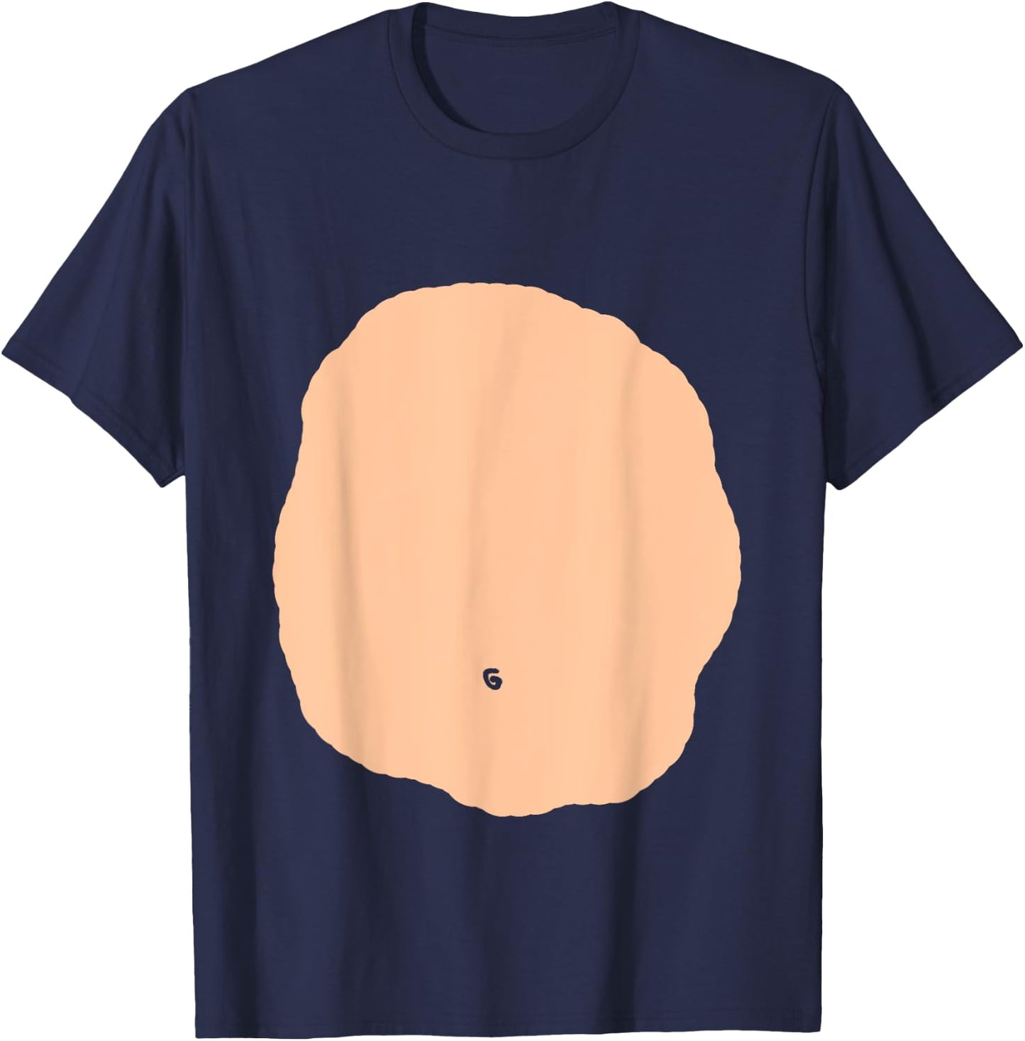 Monkey Belly Monkey Halloween Costume Monkey Chest T-Shirt - T-Shirt | Navy