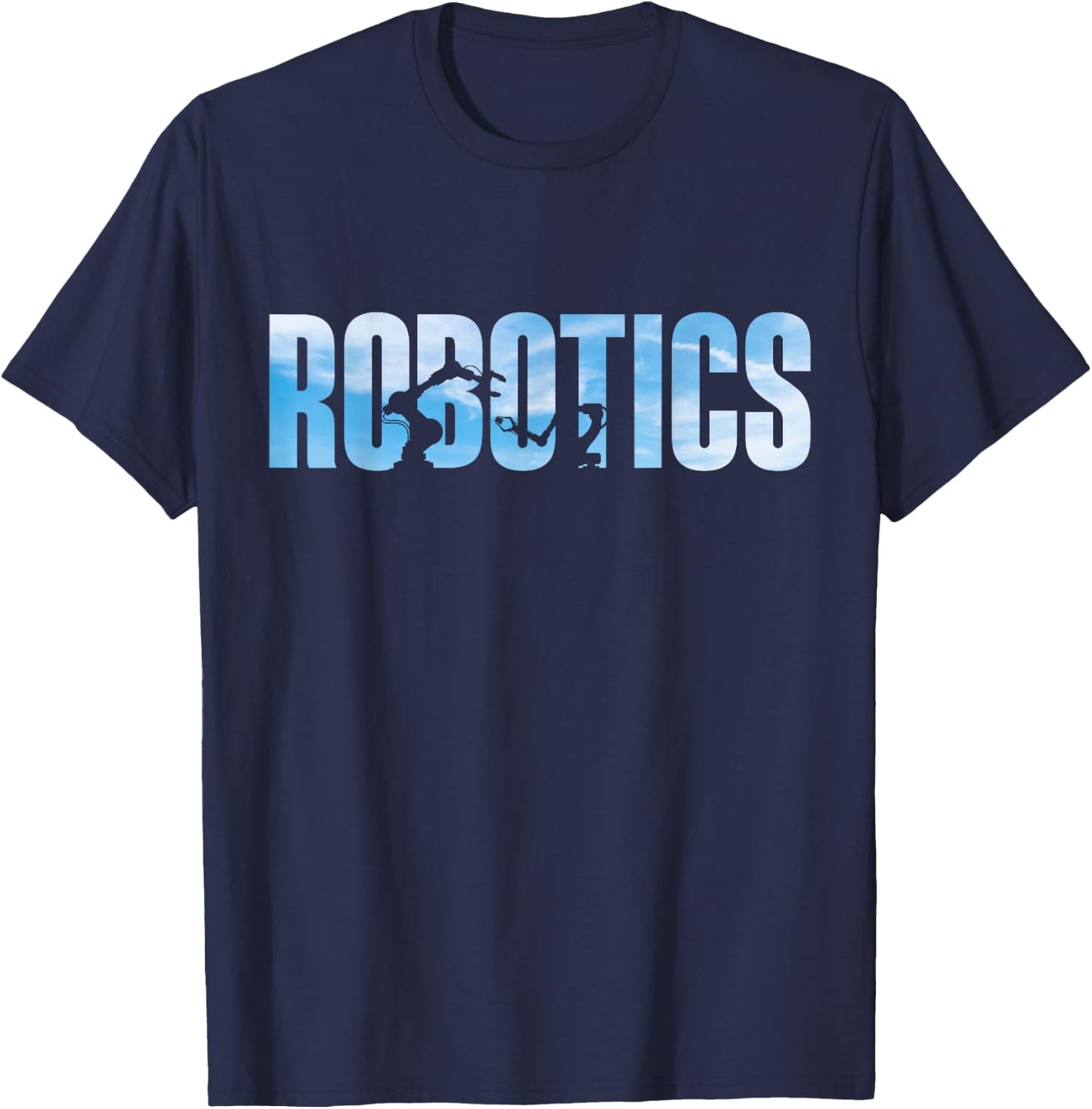 Robot Robotics Engineer Robotics T-Shirt - T-Shirt | Navy