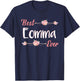 Best Eomma Ever Korean Mom Floral Mother's Day T-Shirt - T-Shirt | Navy