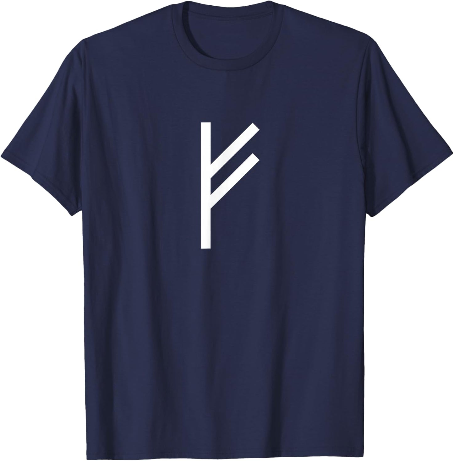 Fehu Rune Wealth Health T shirt Women Youth T-Shirt - T-Shirt | Navy