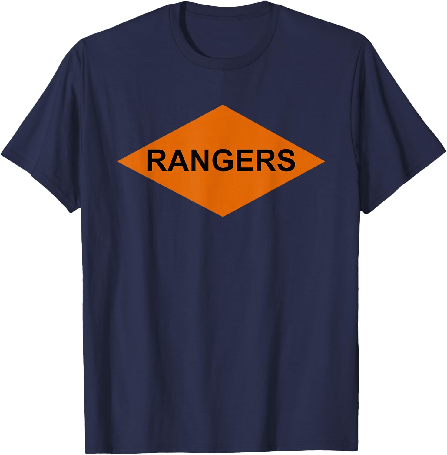 US Army Ranger Orange Diamond - 75th RGT - RLTW T-Shirt - T-Shirt | Navy