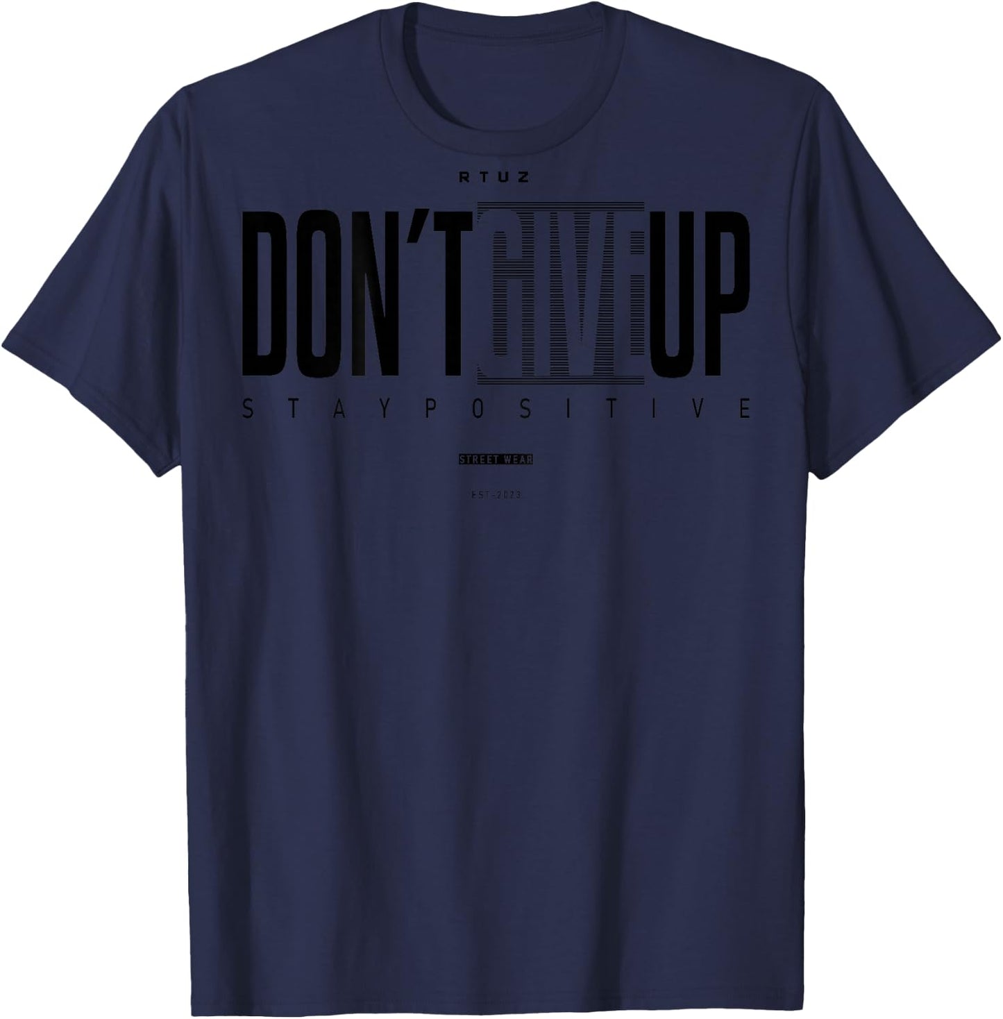 Sports Fitness Slogan Hobby Training Motivation , blue T-Shirt - T-Shirt | Navy