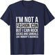 Im Not A Fashion Icon But I Can Rock Socks And Sandals Papa T-Shirt - T-Shirt | Navy