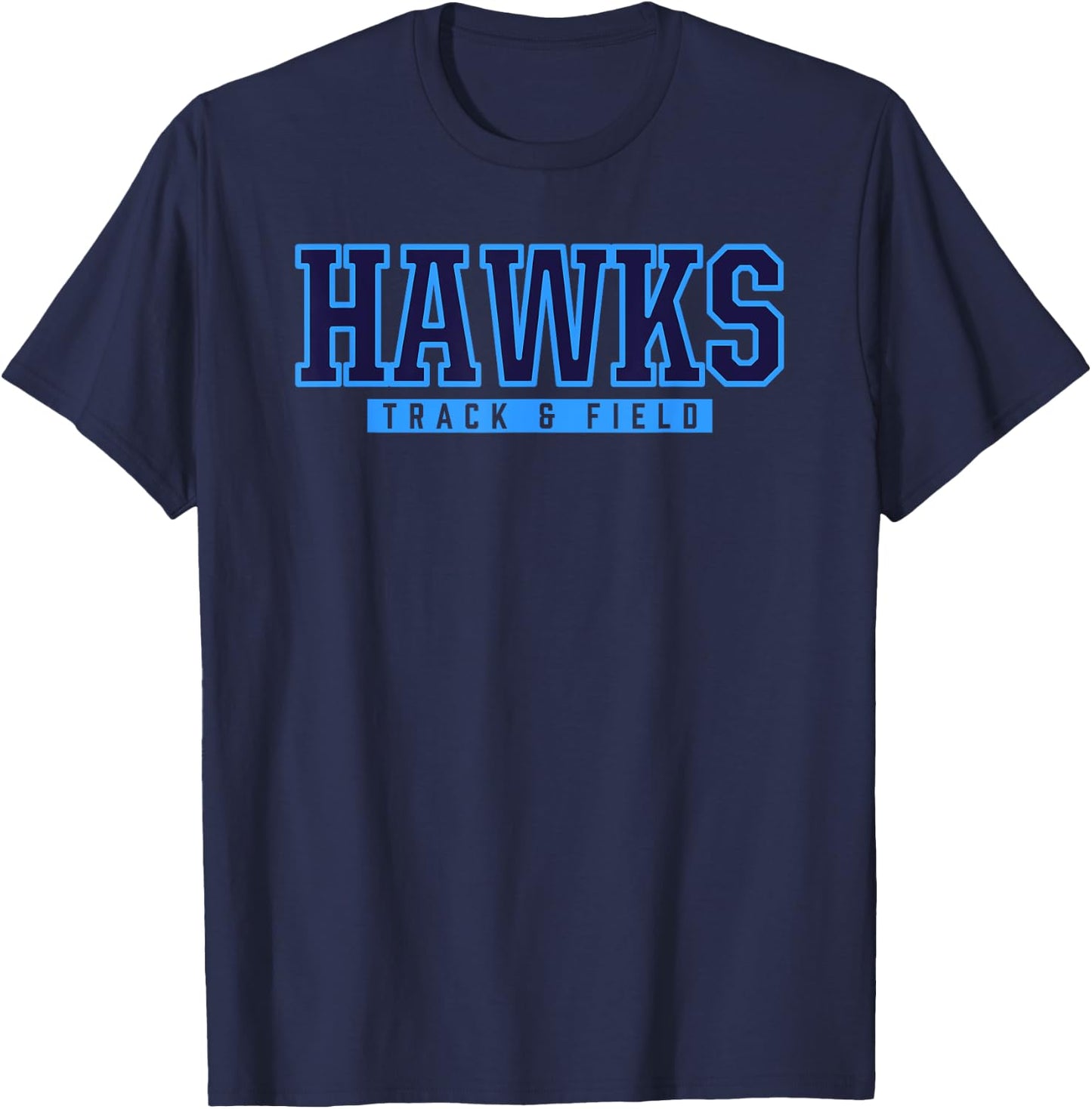Hockinson Hawks Track & Field T-Shirt - T-Shirt | Navy