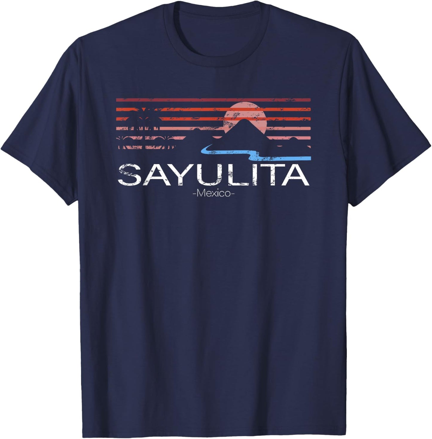 Sayulita Mexico T-Shirt - T-Shirt | Navy
