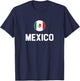 Mexico Mexican Flag Bandera de México Mexicano Proud T-Shirt - T-Shirt | Navy