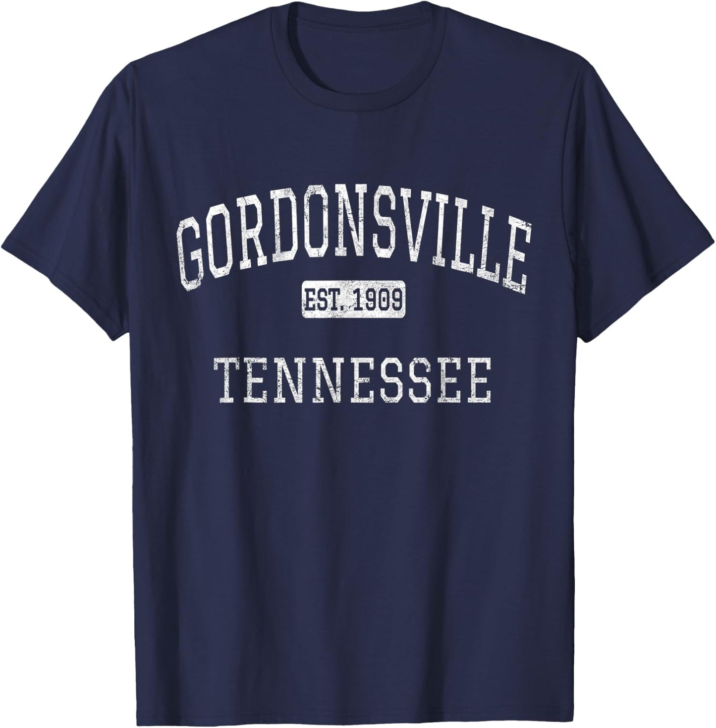 Gordonsville Tennessee TN Vintage T-Shirt - T-Shirt | Navy