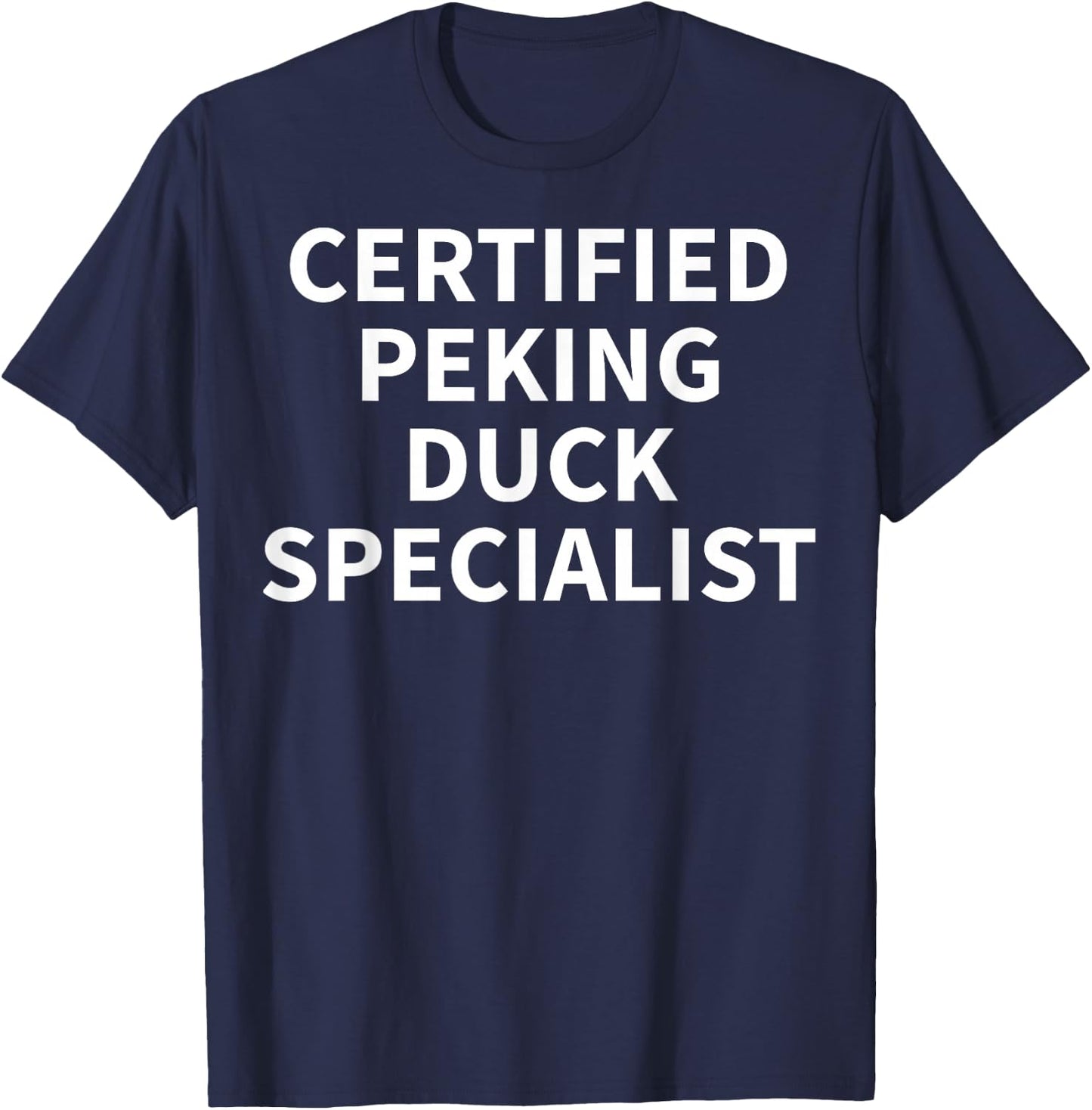 Peking Duck Apparel - Funny Novelty Ducks Design T-Shirt - T-Shirt | Navy