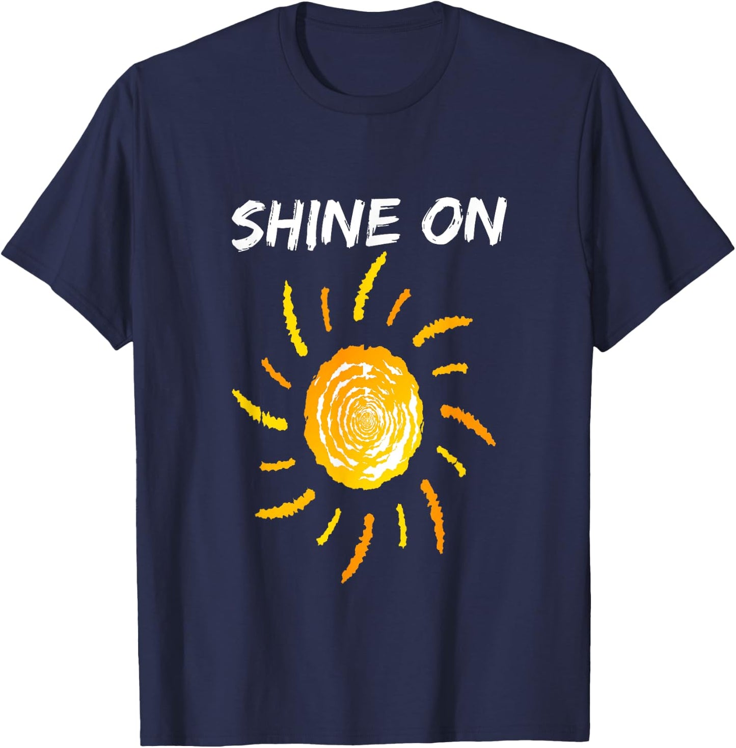 Shine On With Sun Inspiration Shirt T-Shirt - T-Shirt | Navy