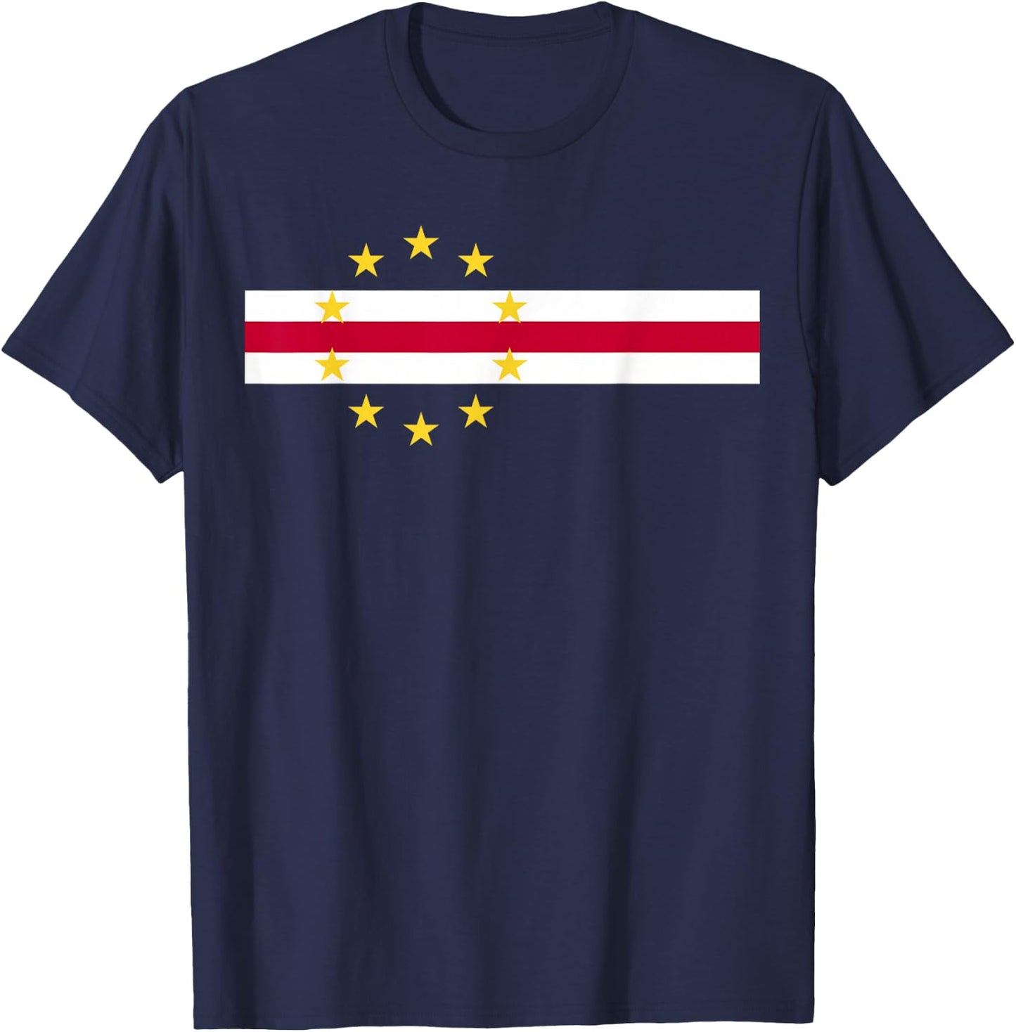 Cape Verde Flag West Africa Flag Patriotic Kids T-Shirt - T-Shirt | Navy