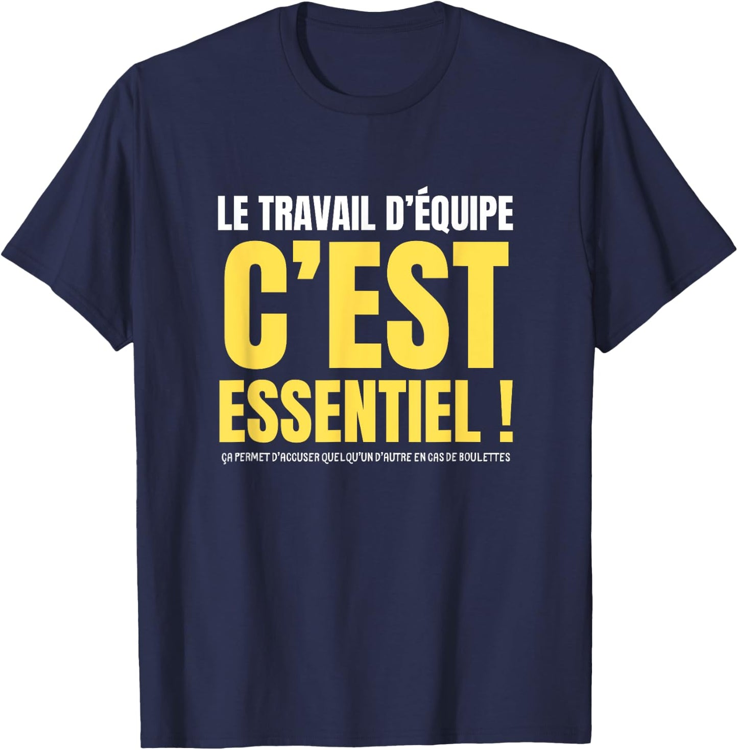 Gift Humor Colleague Work Team T-Shirt - T-Shirt | Navy