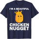 Funny Chicken Nugget Women Nug Life Chicken Lover T-Shirt - T-Shirt | Navy