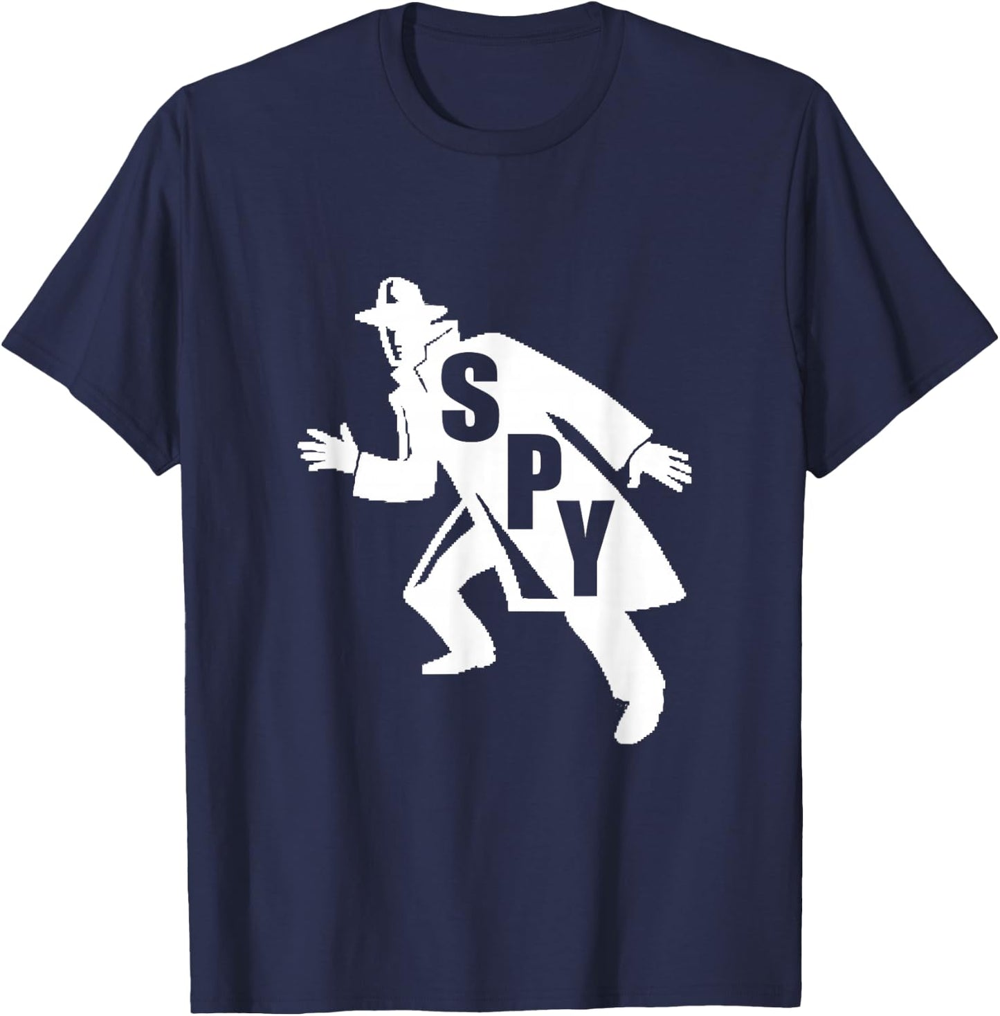 Spy Shirt- Funny Secret Agent Shirt T-Shirt - T-Shirt | Navy