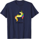 Be Unique UniCorn Funny Cool T-Shirt - T-Shirt | Navy
