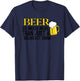 Beer So Much More Than Just A Breakfast Drink T-Shirt - T-Shirt | Navy