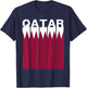 Qatar Flag T-Shirt - T-Shirt | Navy