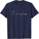 Kenya Liebe Kenianische Flagge und Herz auf Kenia T-Shirt - T-Shirt | Navy