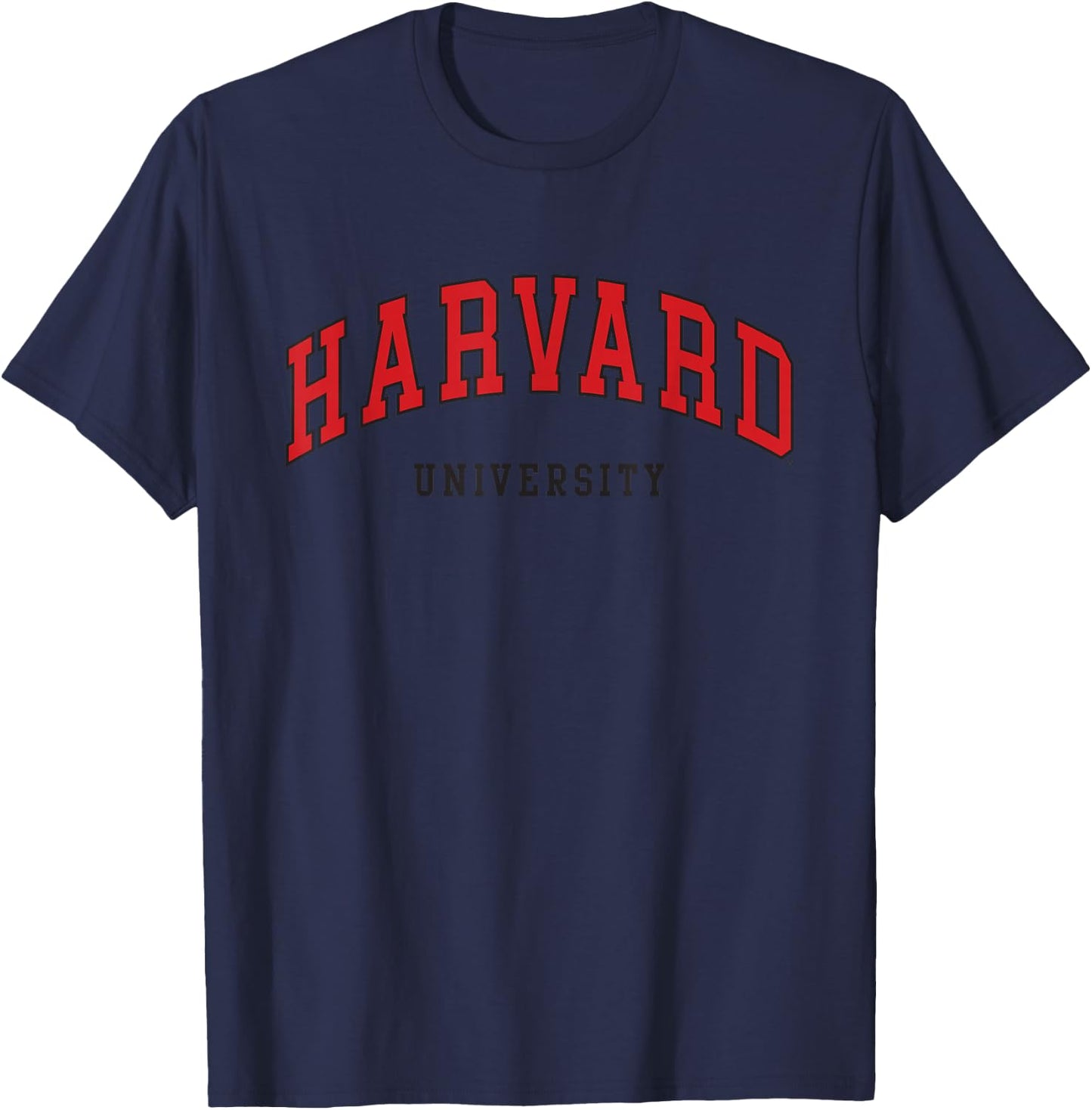 Classic Collegiate Script Logo Ivy League Varsity Graphic T-Shirt - T-Shirt | Navy
