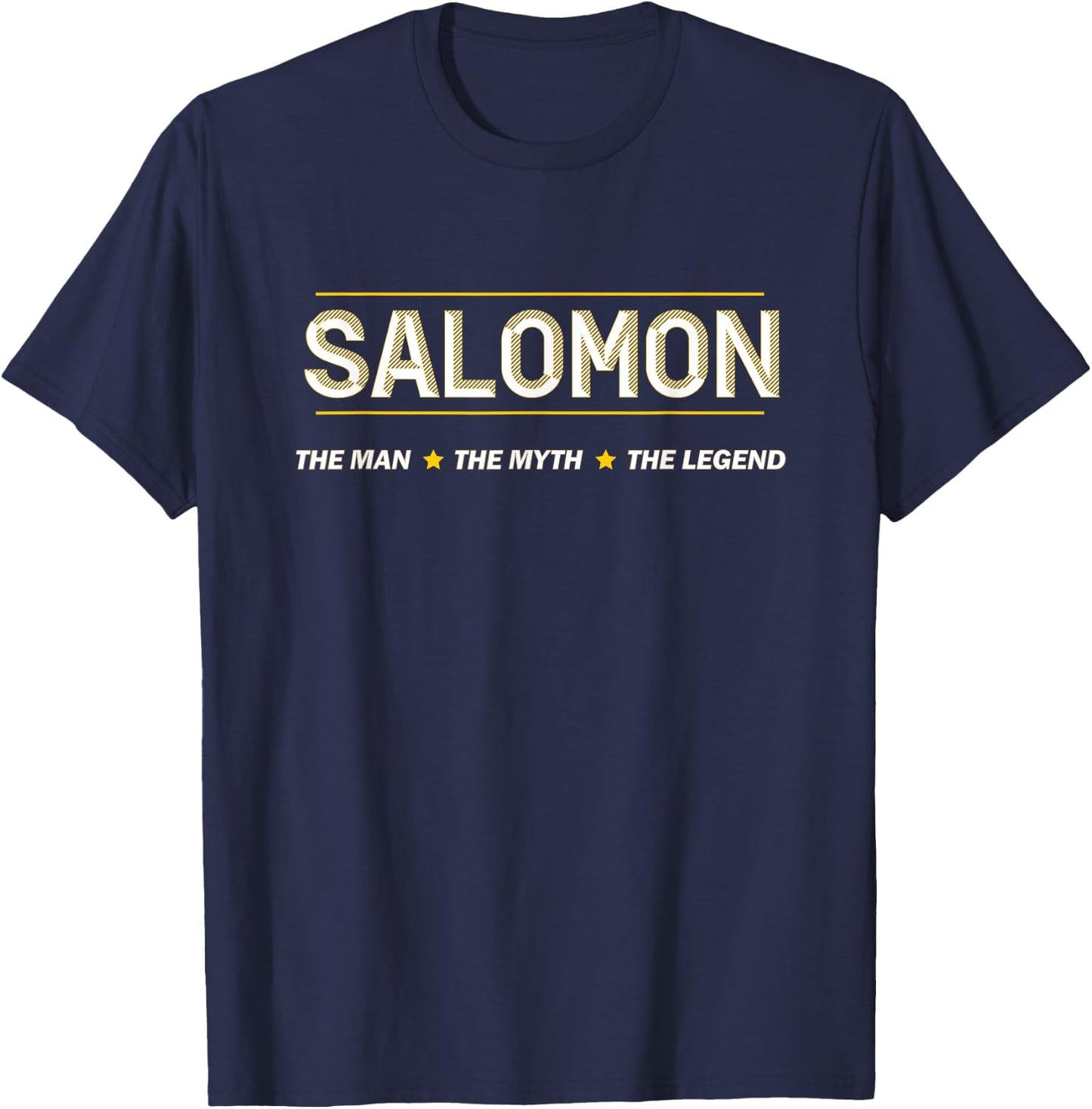 SALOMON the Man the Myth the LEGEND | Mythos Legende Name T-Shirt - T-Shirt | Navy