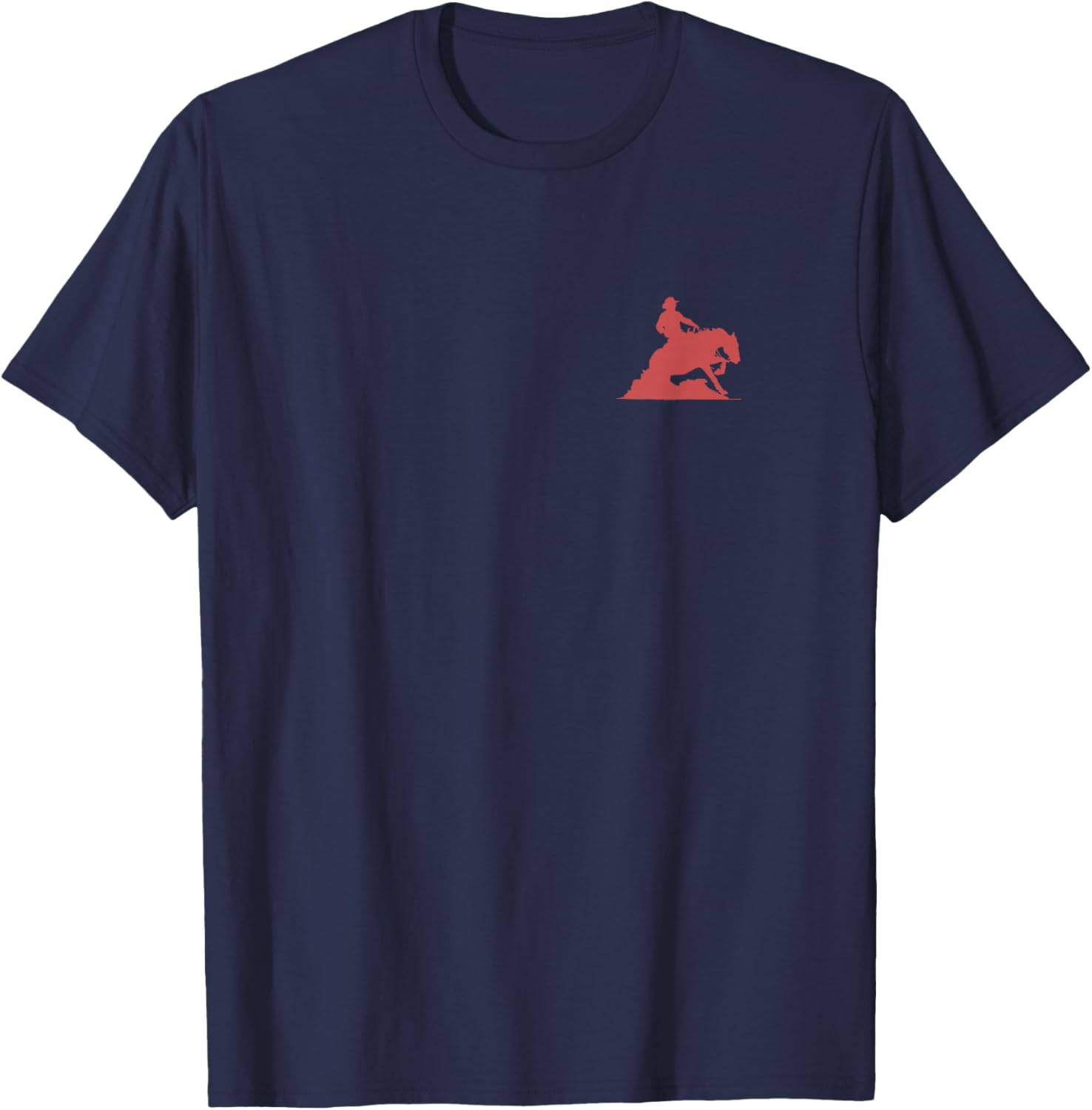 Westernreiter | Quarter Horse | Sliding Stop | DQH T-Shirt - T-Shirt | Navy