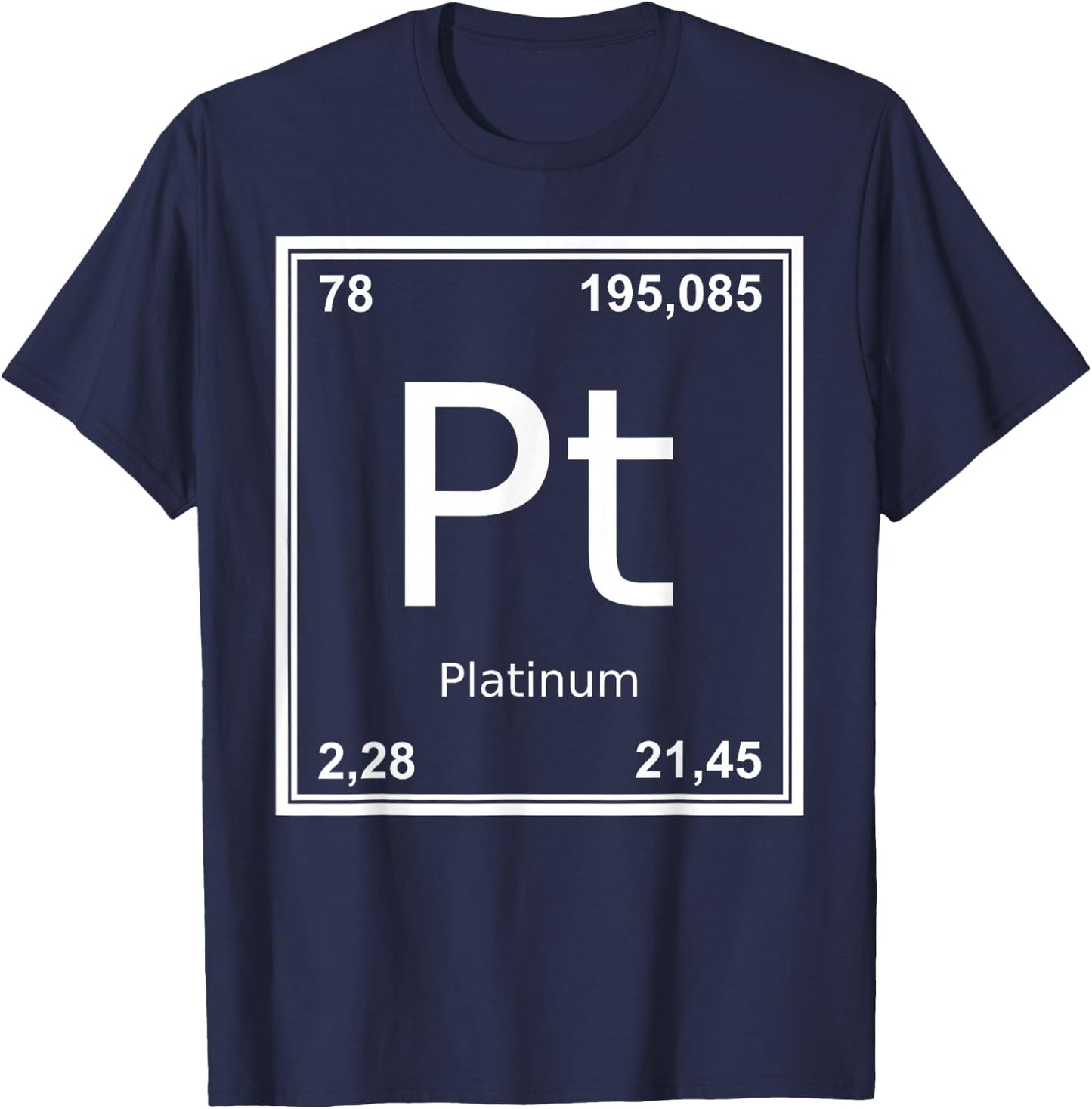 Platinum Symbol Costume T-Shirt - T-Shirt | Navy