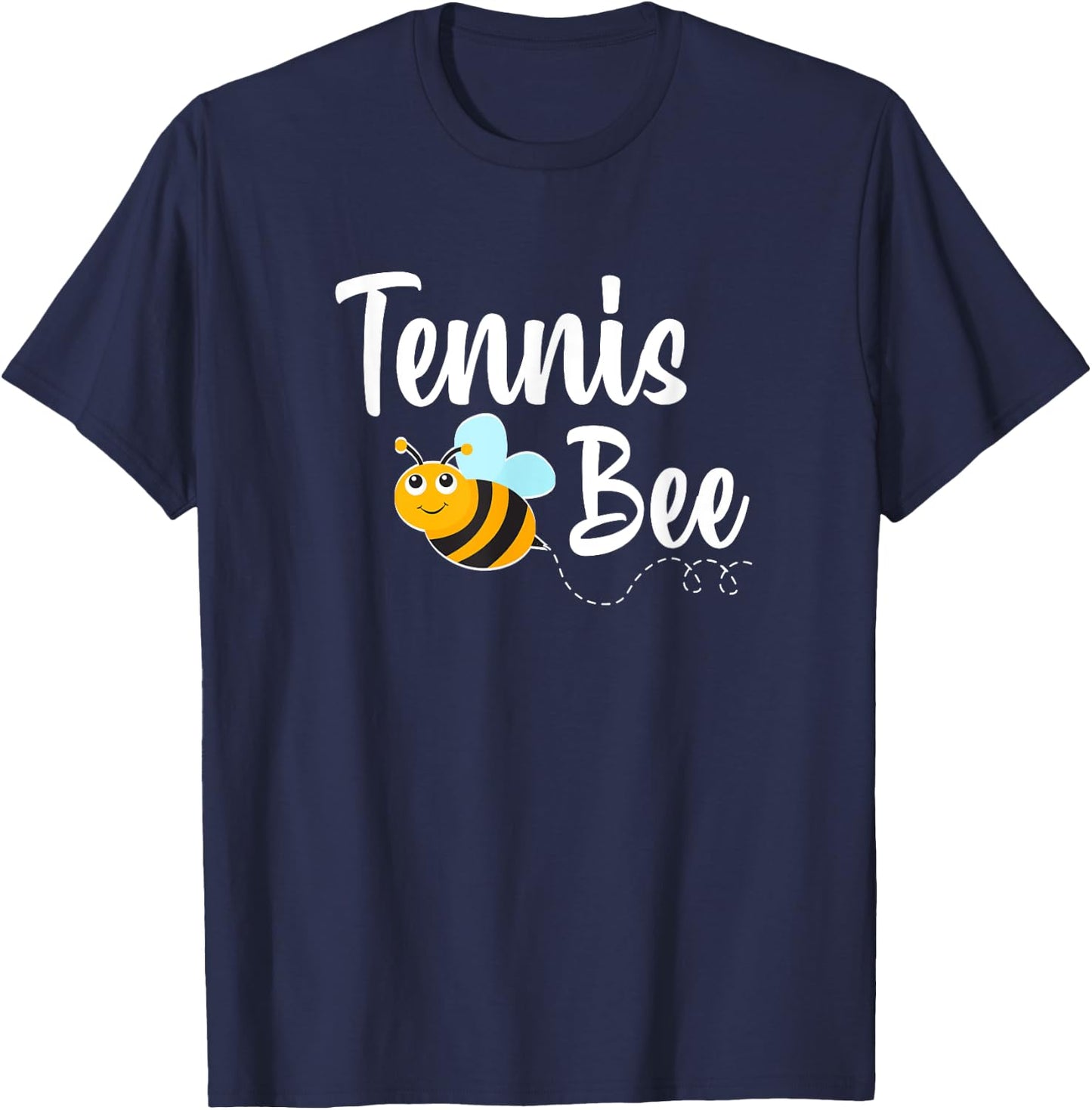 Tennis Bee Tennis Player Funny Bumblebee T-Shirt - T-Shirt | Navy
